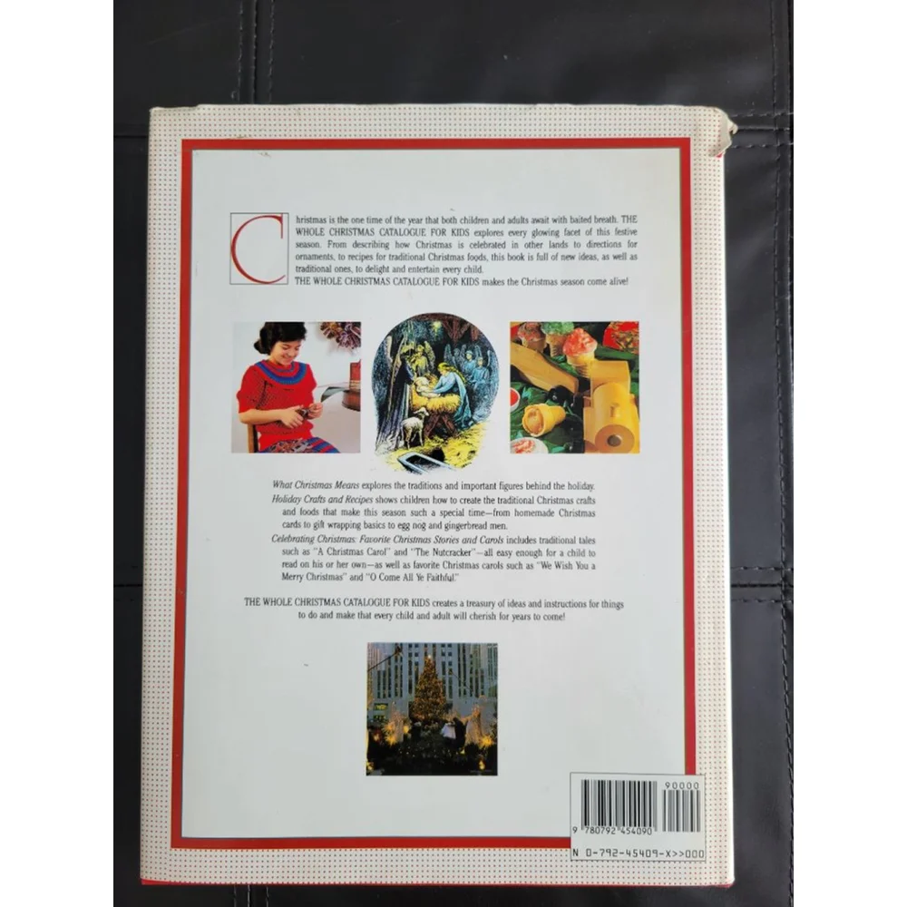 Vtg 80s The Whole Christmas Catalogue Bundle Kids Activities Recipes Traditions